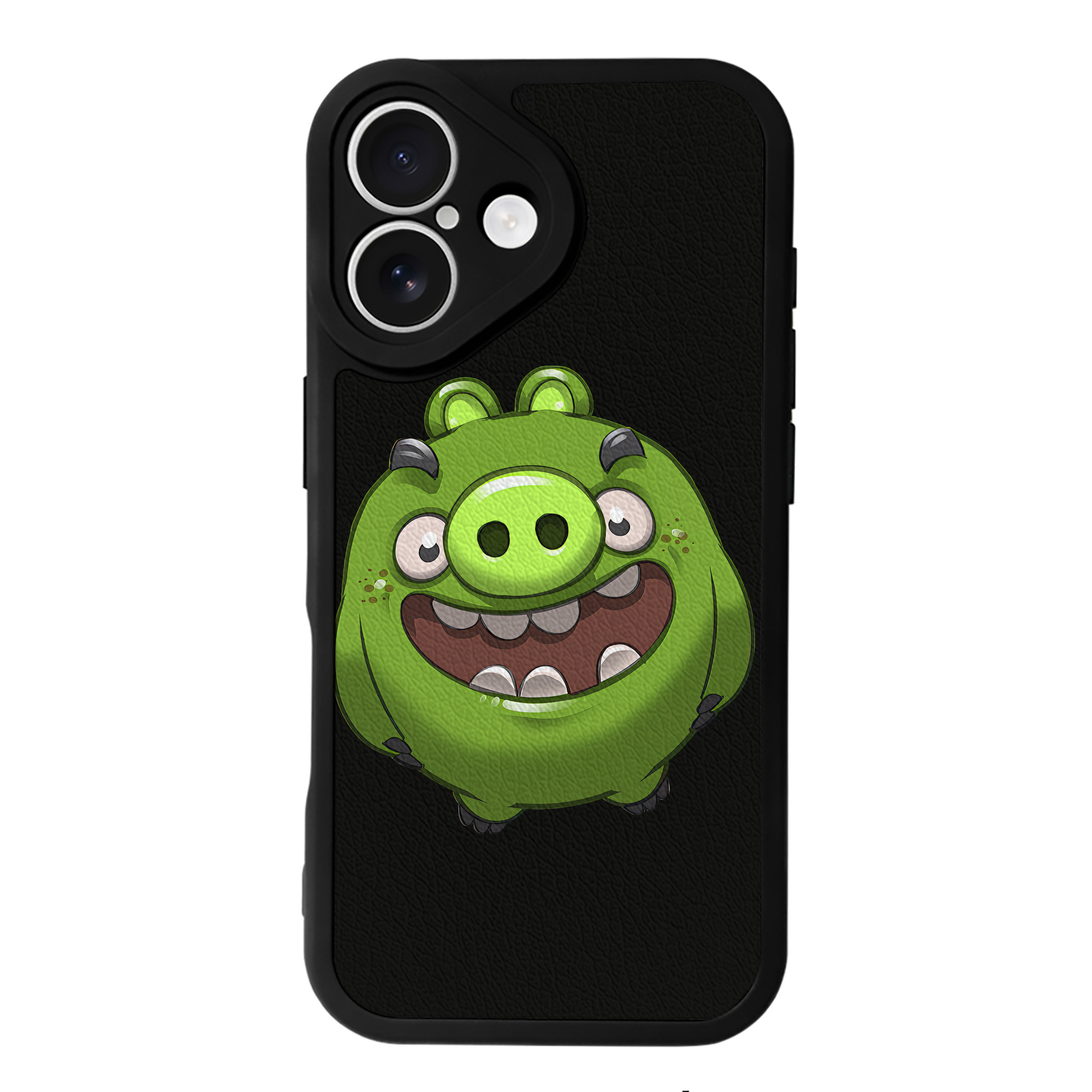 （画像用） Angry Birds アングリーバード 【iPhone 16シリーズ対応】シリコンスマホケース（レザー調） 材質：シリコン